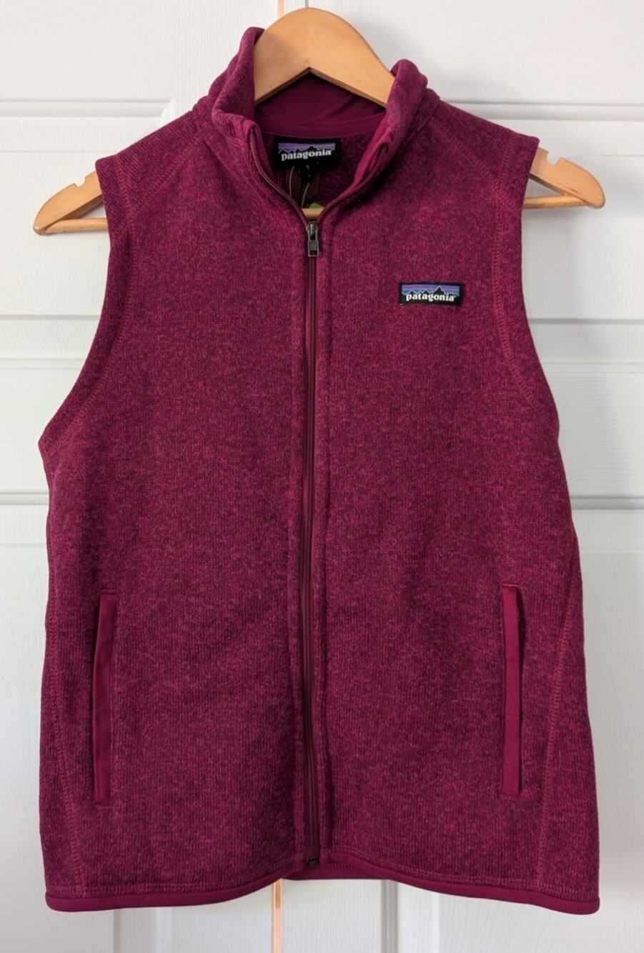 Patagonia Better Sweater Vest Magenta NEW! Size Small